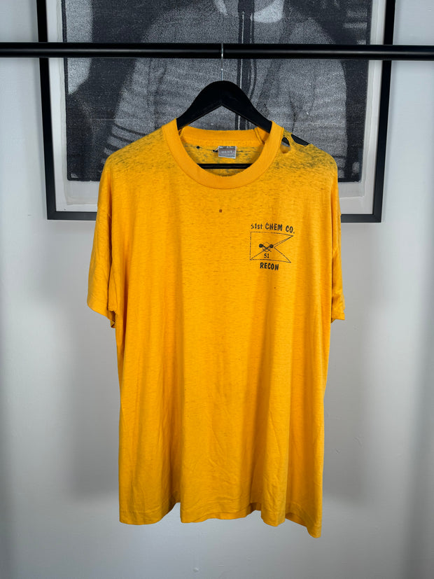 1991 DIVORCE-YELLOW SADDAM HUSSEIN RECONNAISSANCE SHIRT