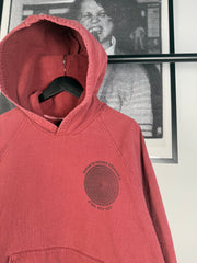 RARE SPRING/SUMMER 2020 MAROON OVER-DYED “CRY FOR HELP” MEGA OVERSIZED HOODIE