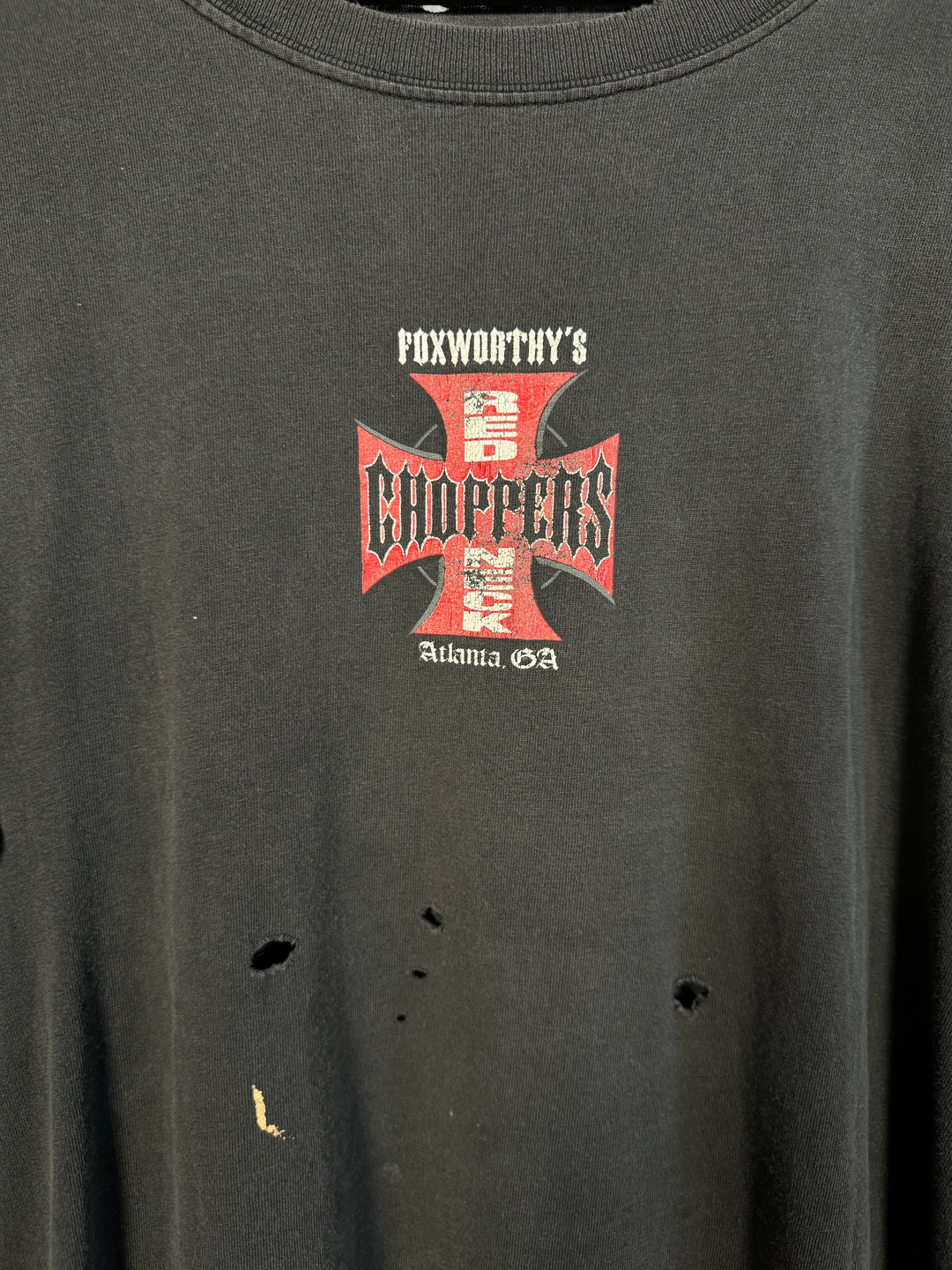 90'S THRASHED GLITTER EFFECT ATLANTA WEST COAST CHOPPERS BOOTLEG