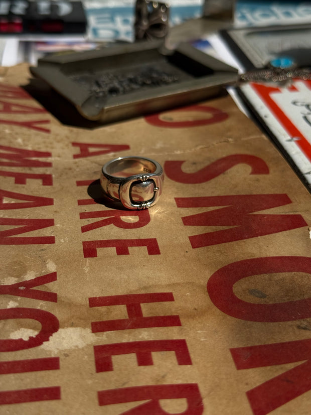 RARE 2025 SOLD OUT BRAND NEW w/ BOX & RECEIPT .925 SILVER GUNSLINGER RING IN SIZE 10