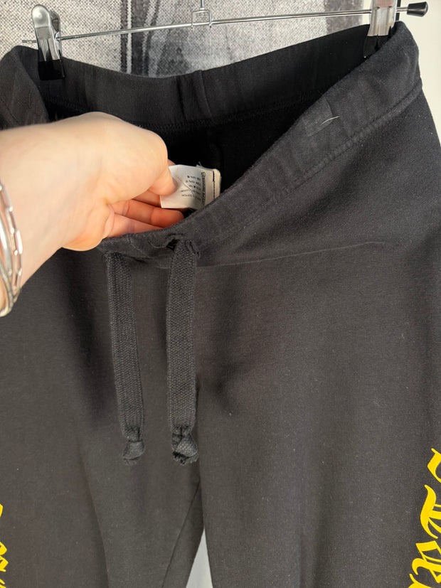 ICONIC EVERYDAY VOLT COLORWAY LOGO "FUCK YOU" SWEATPANTS IN BLACK & YELLOW