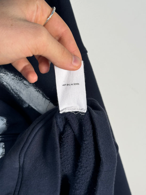 RARE FALL/WINTER 2019 "PEINTURE" HAND PAINTED LOGO HOODIE