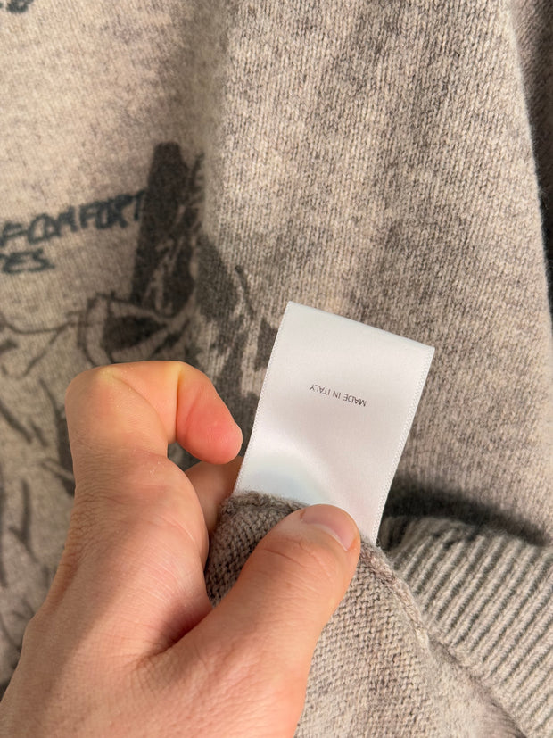 RARE FALL/WINTER 2021 “DRAMA OF OPIUM” MERINO WOOL SWEATER