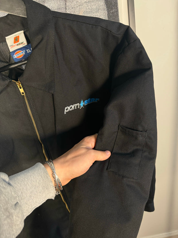 90'S GRAIL QUILTED PORN STAR SKATEBOARDS x DICKIES LOGO JACKET