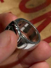 RARE 2025 SOLD OUT BRAND NEW w/ BOX & RECEIPT .925 SILVER GUNSLINGER RING IN SIZE 10