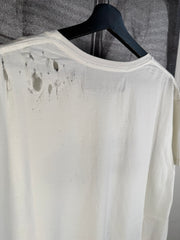 THE LAST BRAND NEW ICONIC SPRING/SUMMER 2016 "ERD" LOGO HAND DISTRESSED SHIRT
