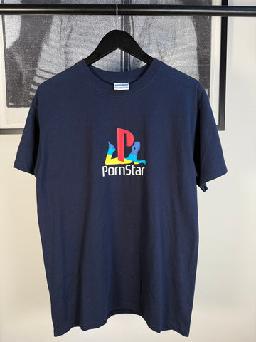 ULTIMATE VINTAGE GRAIL 90’s PORN STAR SKATEBOARDS PLAYSTATION LOGO SHIRT