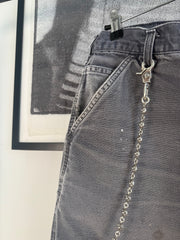 ULTIMATE GRAIL LONGEST SIZE 2022 VIP SPECIAL ORDER 26-LINK CROSS BALL WALLET CHAIN IN .925 SILVER