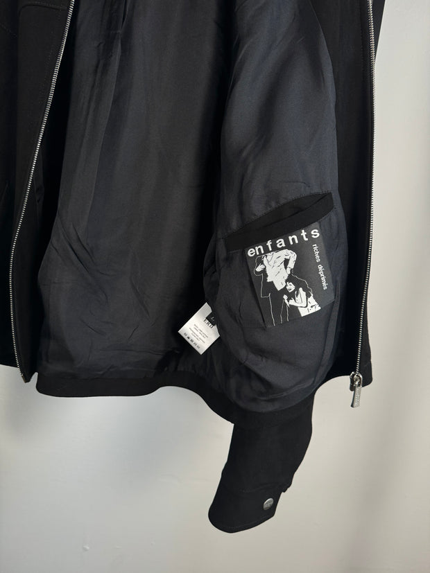 ICONIC FALL/WINTER 2023 SILK LINED LAMBSKIN SUEDE WESTERN JACKET