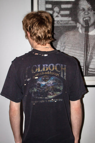 AMAZING 1992 ULTRA-THRASHED HARLEY DAVIDSON COLBOCH SHIRT