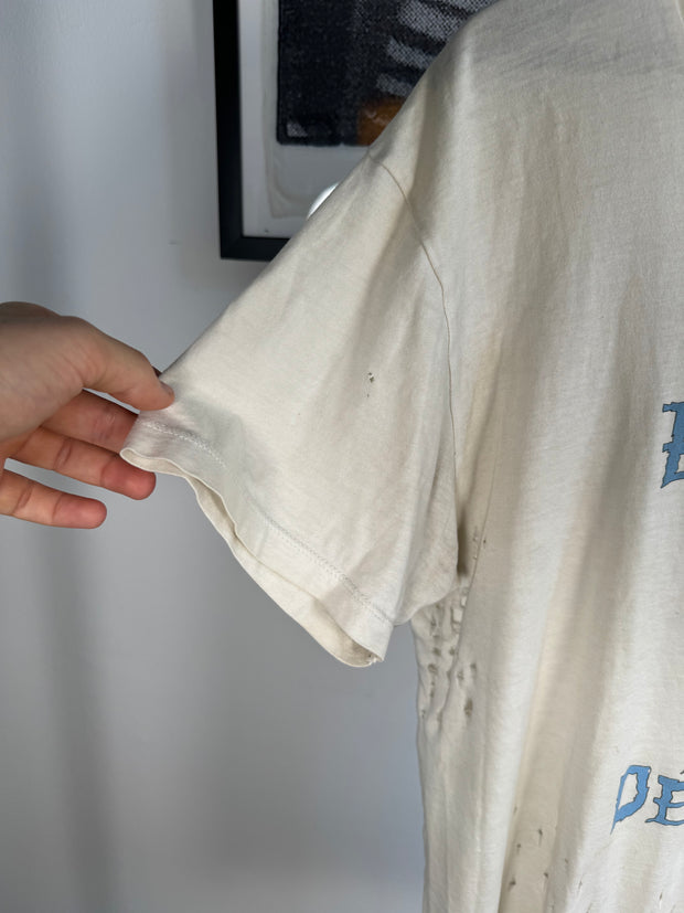 RARE GOLDEN ERA GRAIL 1 OF 25 HAND-DISTRESSED "SAD MICKEY" ANTONIOLI COLLAB SHIRT