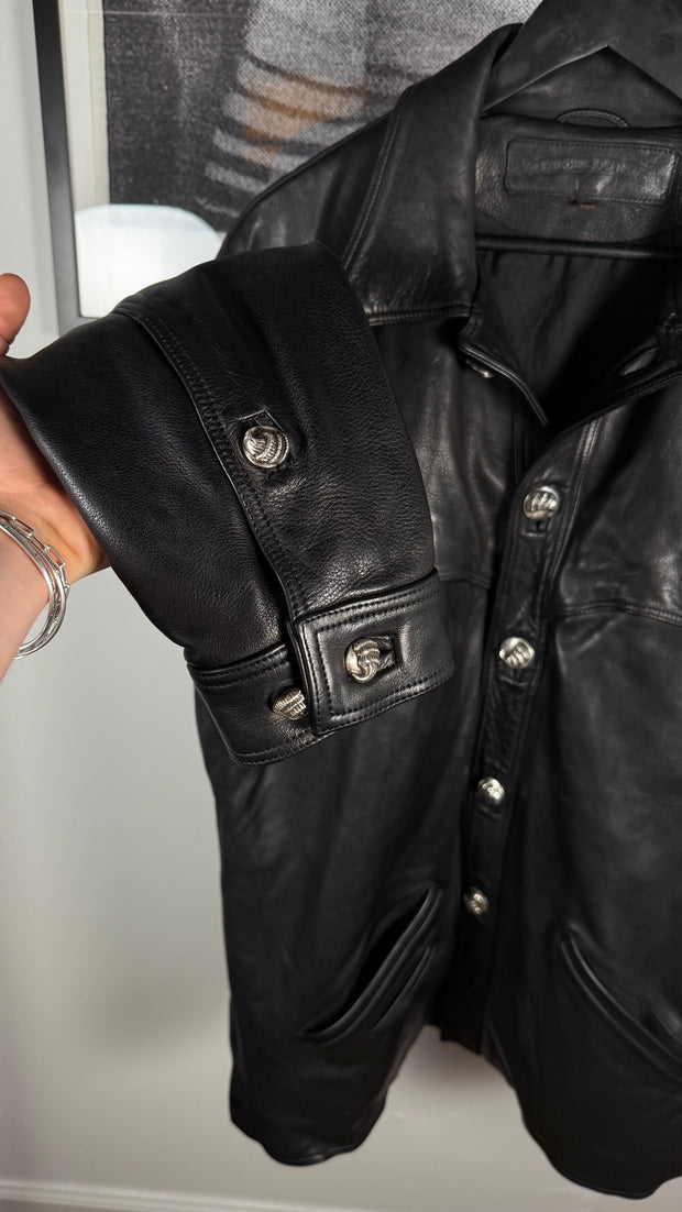 INSANE 90's VIP SPECIAL ORDER 8 CEMETERY CROSS PATCH TALON BUTTON HUNTING JACKET