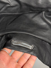 ULTIMATE GRAIL EARLY 2000's MINK COLLAR WAXED COTTON UTILITY JACKET