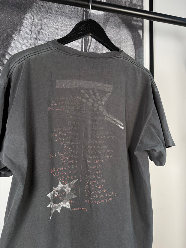 PERFECTLY THRASHED & FADED 90's SOCIAL DISTORTION DICE MARTINI & 8-BALL TOUR DATE SHIRT
