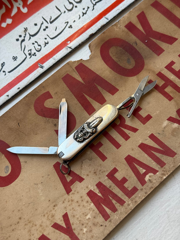GRAIL EARLY 2000's 4-WAY .925 SILVER POCKET KNIFE / MULTI TOOL