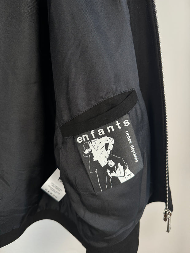 ICONIC FALL/WINTER 2023 SILK LINED LAMBSKIN SUEDE WESTERN JACKET
