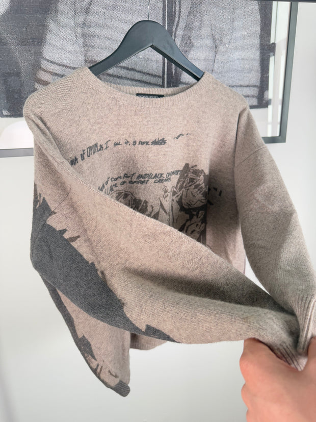 RARE FALL/WINTER 2021 “DRAMA OF OPIUM” MERINO WOOL SWEATER