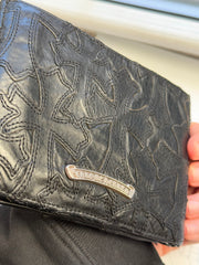 XXL 21 CEMETERY CROSS PATCH STASH WALLET w/ .925 DETAILS