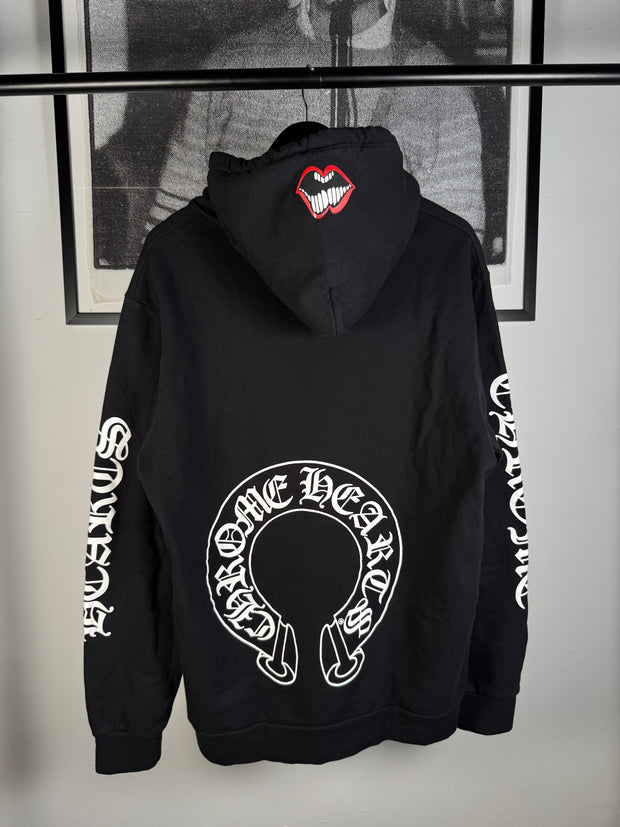 ULTRA-RARE SIZE ICONIC OG 2018 MATTY BOY CHROME HEARTS LIPS LOGO HOODIE IN PRISTINE CONDITION
