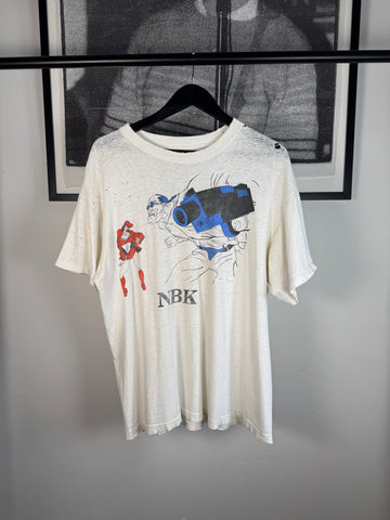 ICONIC THRASHED VINTAGE GRAIL 1994 "NATURAL BORN KILLERS" PAPER THIN ANIME TEST GRAPHIC SHIRT