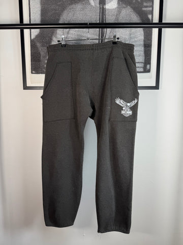 INSANELY RARE 80s ULTRA-FADED HARLEY DAVIDSON EAGLE SWEATPANTS