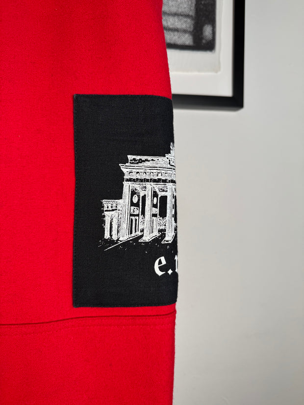 RARE FALL/WINTER 2017 MELTON WOOL "BRANDENBURG GATE" PATCH PANTS