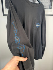 ICONIC CYBER ICE FLAME / EVIL POLAR BEAR HARLEY DAVIDSON ALASKA LONG SLEEVE