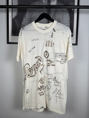 INSANE 80'S ANARCHY GROUPIE-OWNED 50+ SIGNATURE POISON ADIDAS DEF LEPPARD BAND TEE
