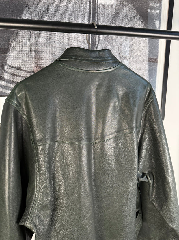 RARE GRAIL AUTUMN/WINTER 2022 "BOTTLE GREEN" WESTERN JACKET BRAND NEW WITH TAGS & GARMENT BAG