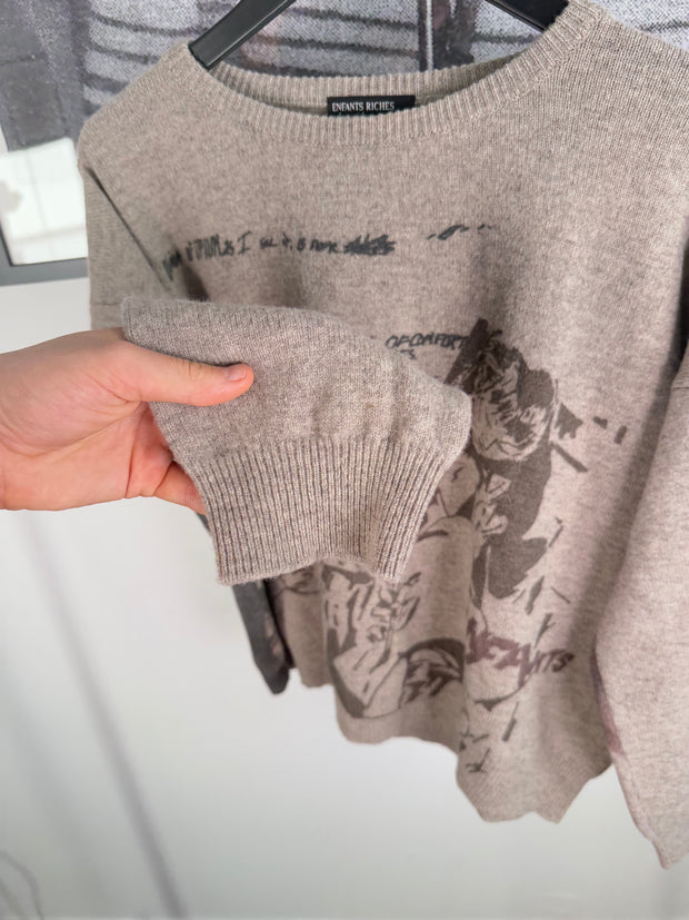 RARE FALL/WINTER 2021 “DRAMA OF OPIUM” MERINO WOOL SWEATER