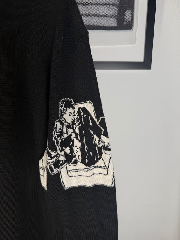 EXTREMELY RARE LORO PIANA SPRING/SUMMER 2021 “ARMCHAIR SCHOLAR” PERFECT-FIT CASHMERE KNIT SWEATER