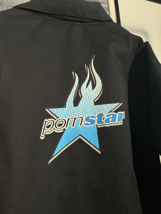 90'S GRAIL QUILTED PORN STAR SKATEBOARDS x DICKIES LOGO JACKET
