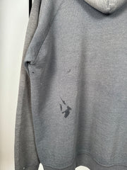 UNBELIEVABLE 80s PERFECTLY THRASHED & FADED "SOUTH SIDE" GOTHIC EMBROIDERY HOODIE