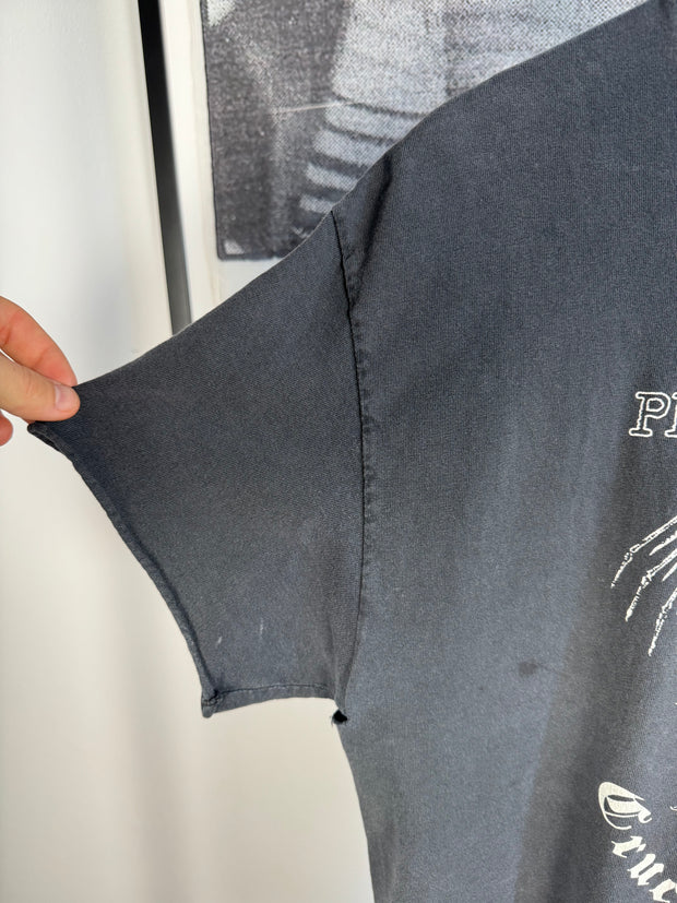 UNBELIEVABLE 2002 DENTAL FLOSS REPAIRED SWEDISH HARDCORE PUNK "PROJECT HOPELESS" SHIRT