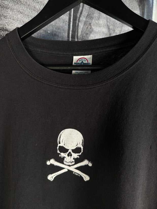 VETEMENTS REFERENCE FADED 2002 FASHION VICTIM JOLLY ROGER / SKULL & CROSSBONES LONG SLEEVE