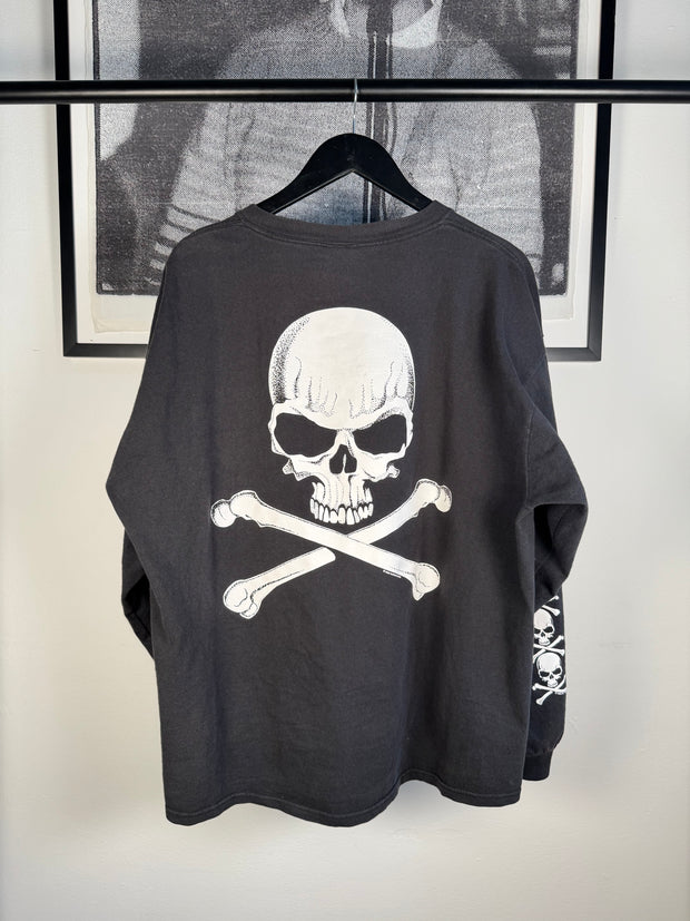 VETEMENTS REFERENCE FADED 2002 FASHION VICTIM JOLLY ROGER / SKULL & CROSSBONES LONG SLEEVE