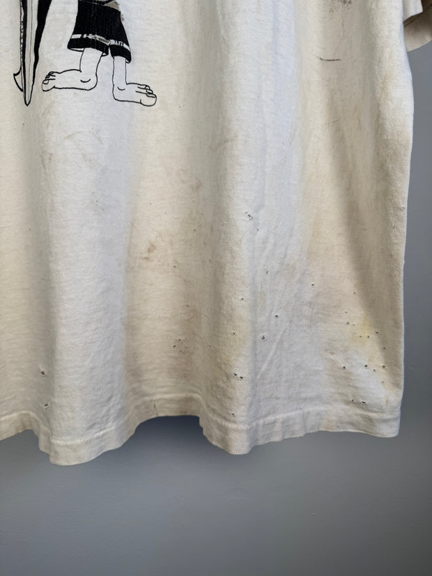 INSANE 80s THRASHED MALIBU NARCOTICS ANONYMOUS "SURFERS SET FREE FOR CHRIST" SHIRT
