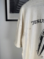INSANE 80s THRASHED MALIBU NARCOTICS ANONYMOUS "SURFERS SET FREE FOR CHRIST" SHIRT