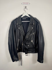 1 of 15 Spring/Summer 2015 "Stop Having Fun" Hand-Painted Leather Jacket