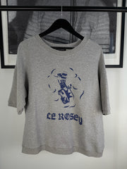 EXTREMELY RARE 2019 LE ROSEY GREY SHORT SLEEVE CREWNECK SHIRT