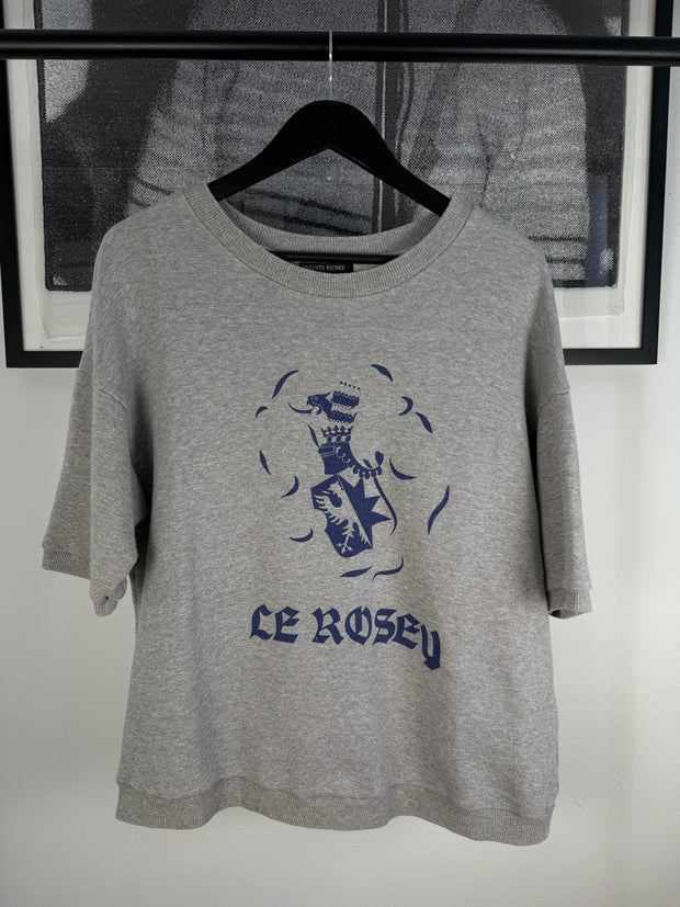 EXTREMELY RARE 2019 LE ROSEY GREY SHORT SLEEVE CREWNECK SHIRT