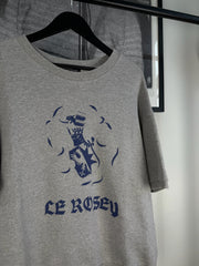 EXTREMELY RARE 2019 LE ROSEY GREY SHORT SLEEVE CREWNECK SHIRT