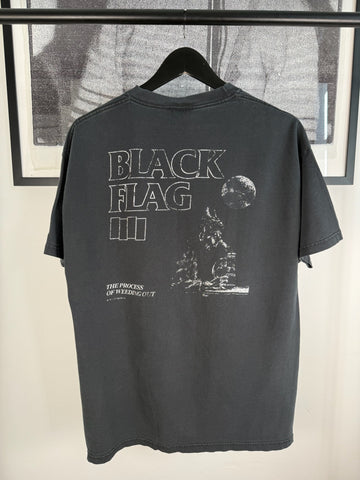 ICONIC VINTAGE GRAIL 90's BLACK FLAG FADED "THE PROCESS OF WEEDING OUT" SHIRT