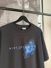 RARE 90s NINE INCH NAILS “THE FRAGILE” BLUE SMOKE NIN LOGO SHIRT