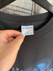 RARE 90s NINE INCH NAILS “THE FRAGILE” BLUE SMOKE NIN LOGO SHIRT