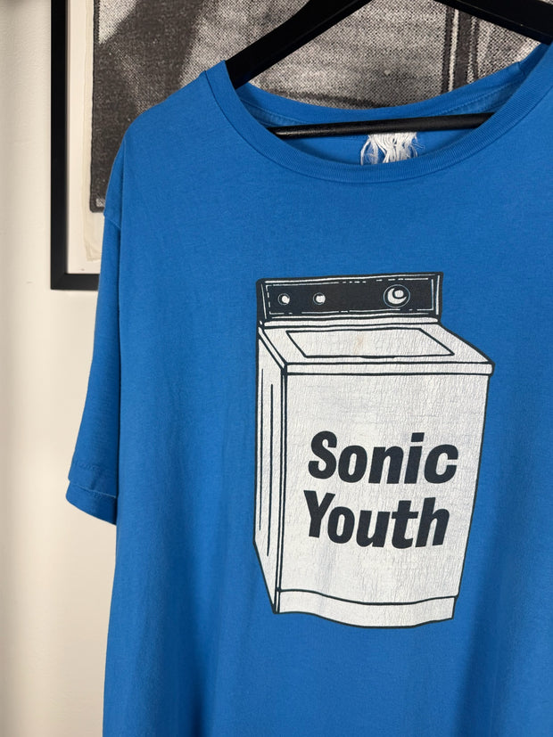 90s VINTAGE GRAIL SONIC YOUTH FADED & DISTRESSED WASHING MACHINE TEE