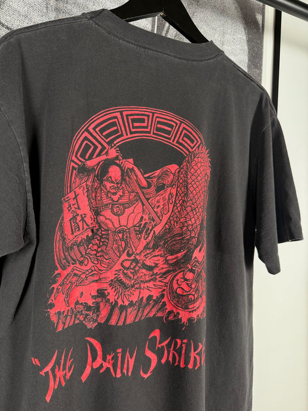 ULTIMATE VINTAGE GRAIL: 90s ERD REFERENCE SICK OF IT ALL “WHEN THE PAIN STRIKES” NEW YORK HARDCORE OPIUM DEN LOGO SHIRT