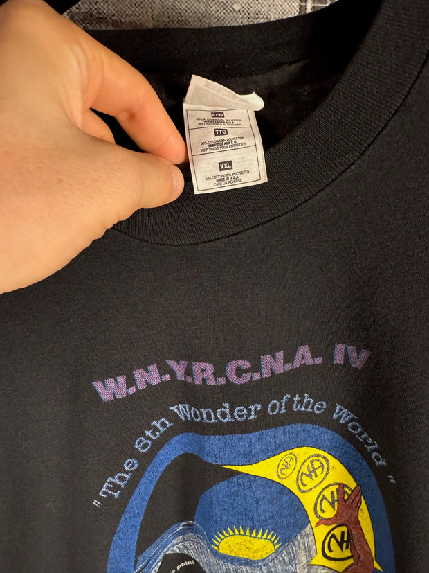 VINTAGE ERD-STYLE GRAIL: 90s NARCOTICS ANONYMOUS NA LOGO OVERSIZED LONG SLEEVE