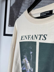 ICONIC SPRING/SUMMER 2021 “GEISHA” LONG SLEEVE VINTAGE EFFECT LOGO SHIRT