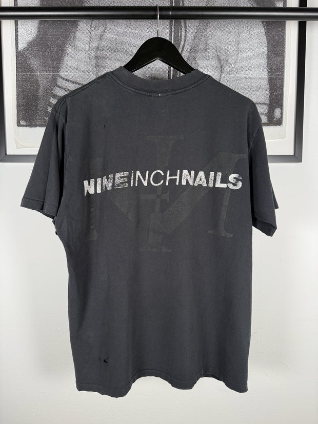 PERFECT STAPLE 90s THRASHED NINE INCH NAILS “NIN” LOGO SHIRT